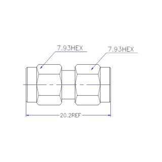 HS-2.92mmM To 2.92mmM Adapter (40G)_Web2